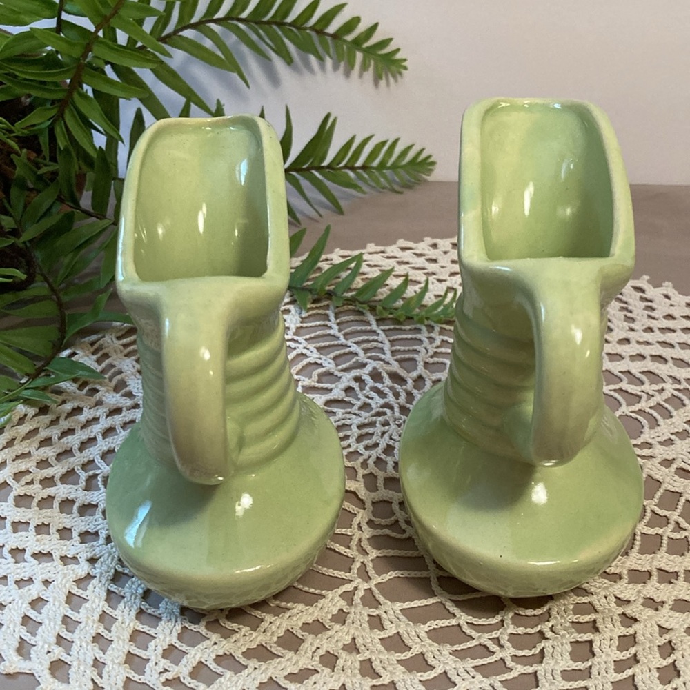 Vintage Art Deco FAPCO Ewer Pitcher Vases - Picture 9 of 15